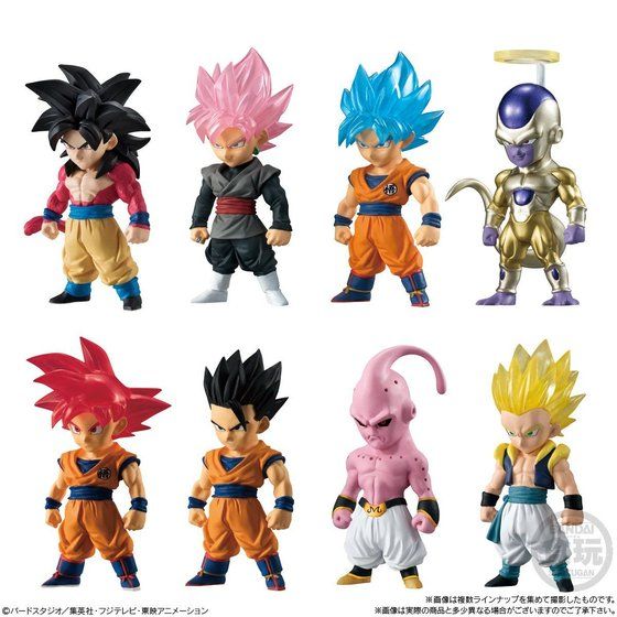 Dragon Ball Super Adverge SP02 Goku Freeza Goku Buu Gotenks Mini Figures