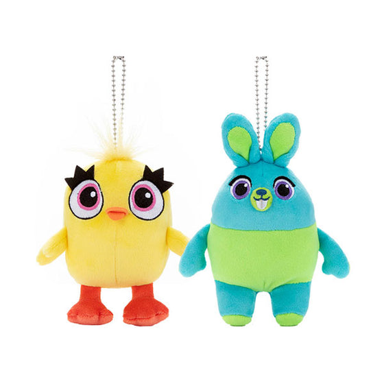 Bunny Ducky Toy Story 4 Pixar Disney Mocchi Cute Plush Doll Key Chain