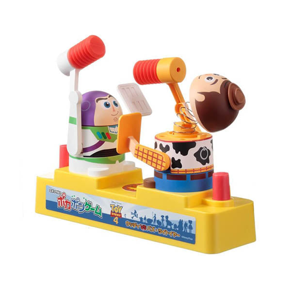 Buzz Lightyear vs Woody ToyStory 4 Hammer hitting Toy Party Game Pokapon