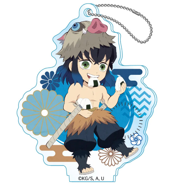 鬼滅之刃 "街道歩行" 系列 亞加力匙扣 Vol.1 (一套7款)