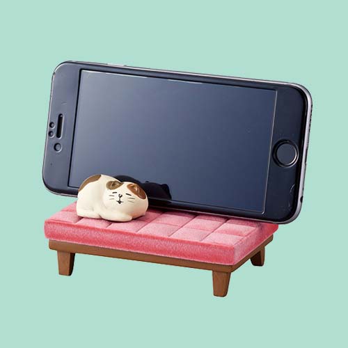 Sleeping Cat Meow Smartphone Stand Mobile Holder | Office Desk Decor | Up-Next