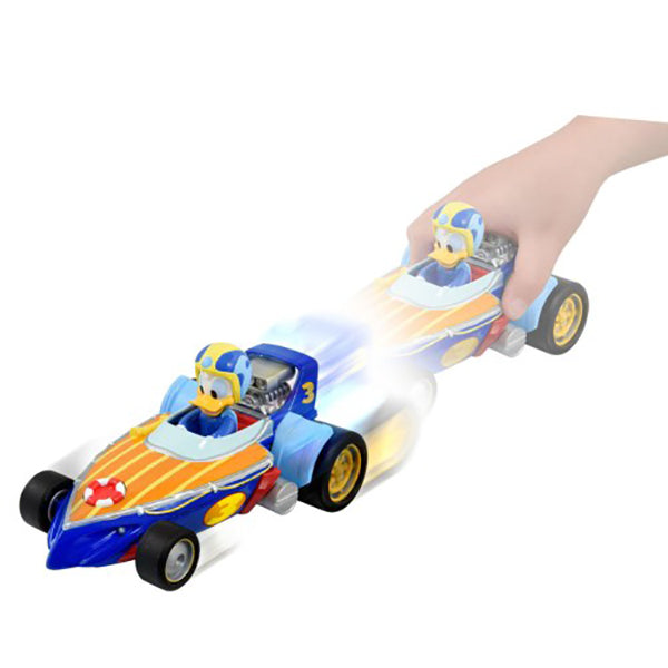 Disney Mickey Mouse & Road Racer Cruiser Donald Duck Toy Car Ship 唐老鴨迴力車船艇
