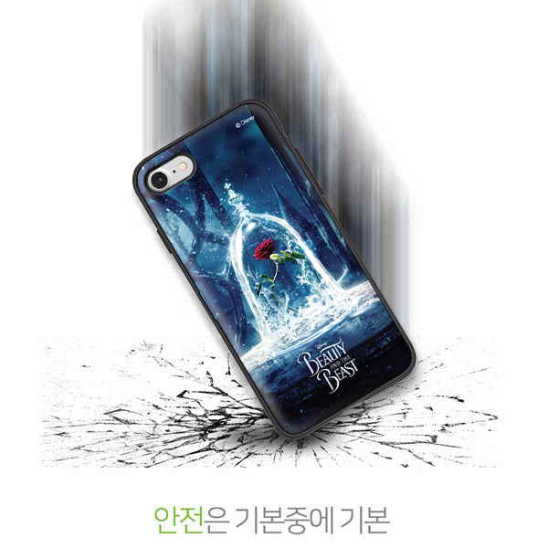 Disney Rose Beauty & The Beast Anti-Shock Anti-Drop Protect iPhone XS Max 7Plus 8Plus Case