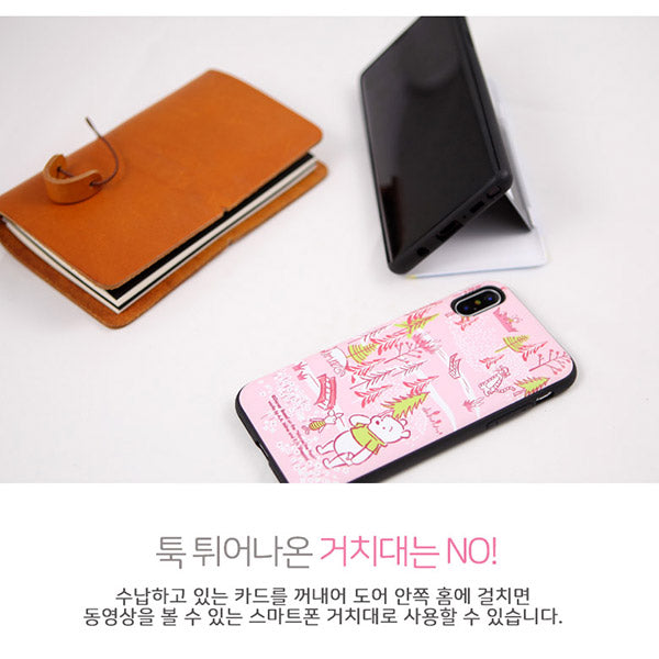 Disney Winnie The Pooh Phone Stand Card Holder iPhone Max XS XR Max Case