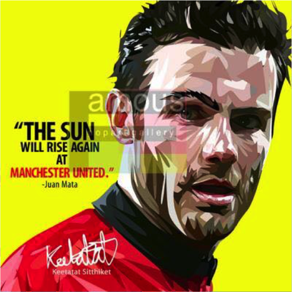 Pop Art Wall Decoration Drawing (Juan Mata)