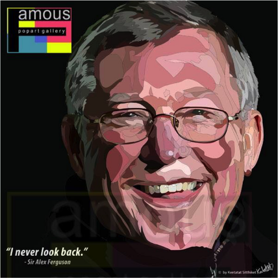 Drawing (Sir Alex Ferguson - I Never Look Back)_Art_Arteria - Up-Next
