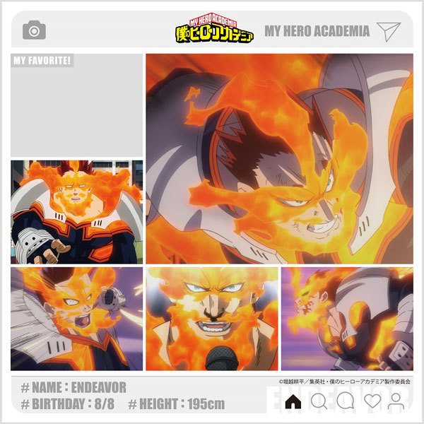我的英雄學院 Instagram 風格亞加力架 Ver. 3