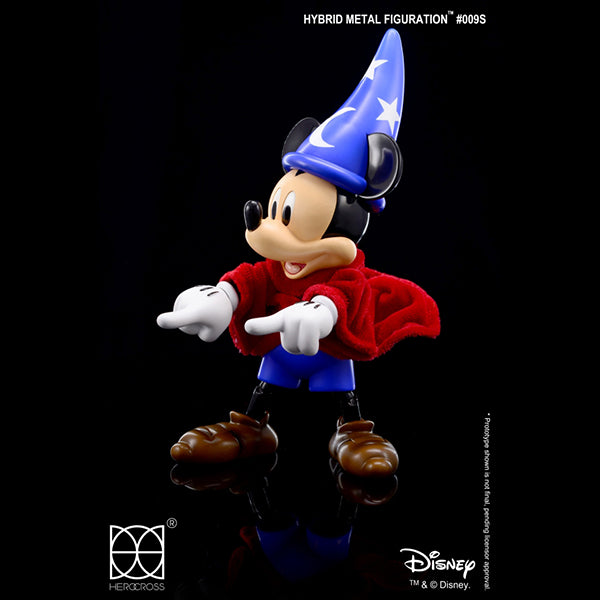 HMF#009&#009S Disney Sorcerer Mickey & The Magic Broom Figure| Herocross | Up-next HK