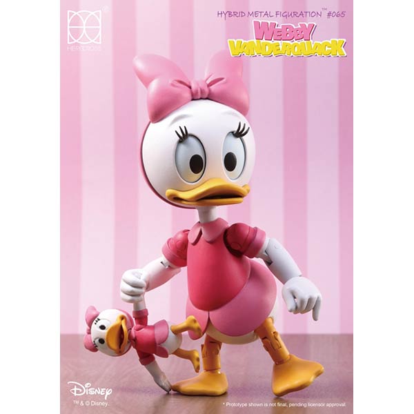 Herocross HMF#065 Disney Webby Duck Vanderquack Figure | Cartoon Gift | UP-Next HK