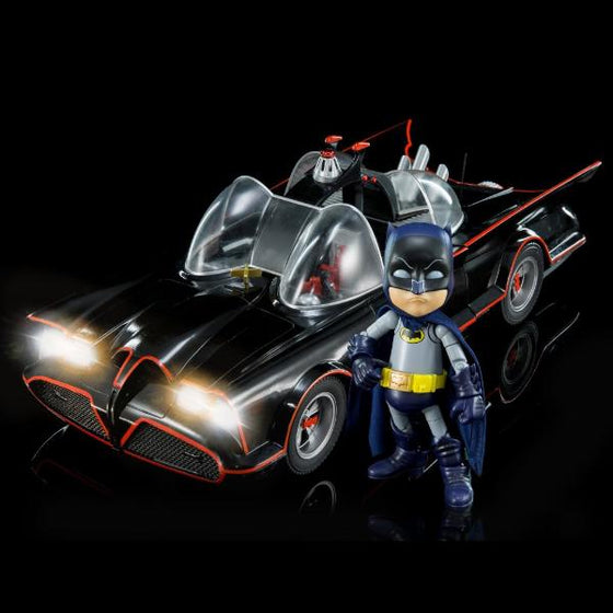 HMV#001 Batmoblie w/ Batman 1966 Diecast Bluetooth Speaker Figure Herocross