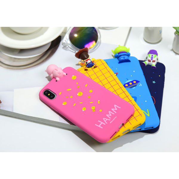 Woody Toy Story Disney mini Figure Protective Soft iphone Case (Navy)