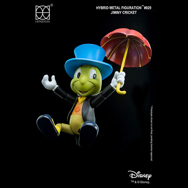 Herocross-Disney-HMF#029-Pinocchio-Jiminy-Cricket-Action-Figure-Falling-Open-Umbrella