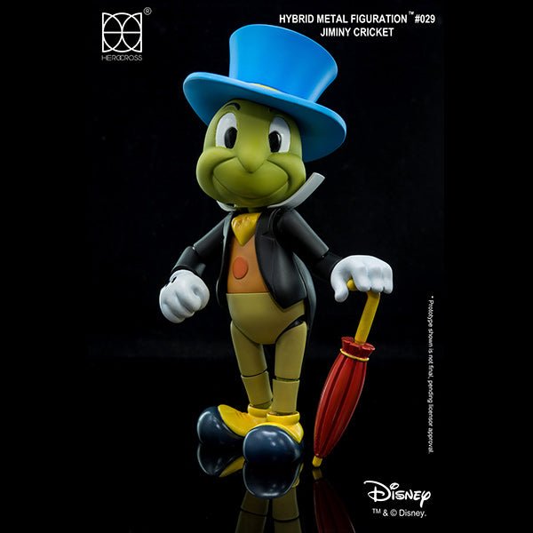 Herocross-Disney-HMF#029-Pinocchio-Jiminy-Cricket-Diecast-Action-Figure-Umbrella-Adjustable-posture