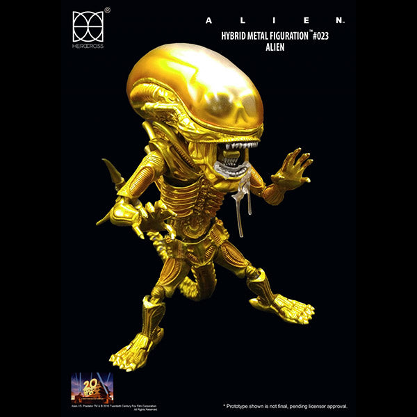 Herocross HMF#023S Alien vs Predator The Alien Action Figure Attack Mouth Open