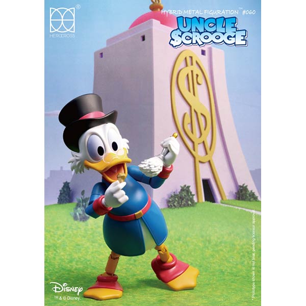Herocross HMF#060 Scrooge McDuck 迪士尼卡通精品史高治叔叔公仔模型 UP-NEXT HK
