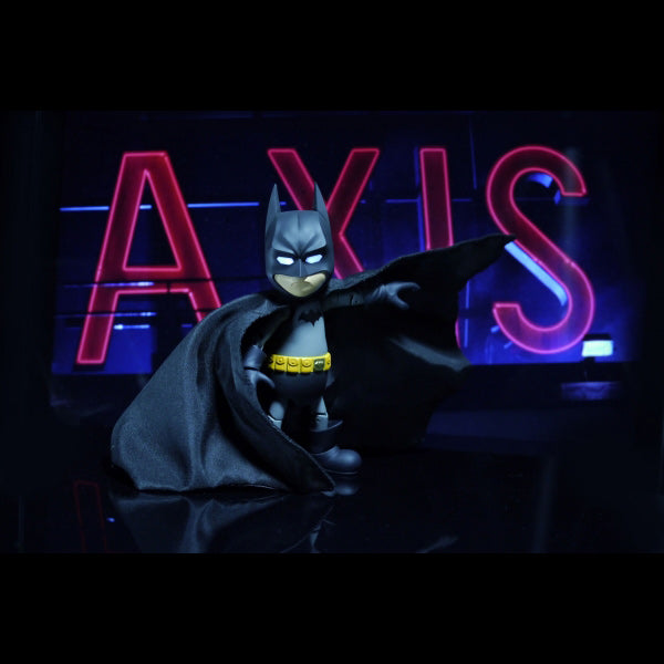 Herocross HMF#004 DC Batman LED Eyes Bat Signal Action Figure Ready Fight Batsuit