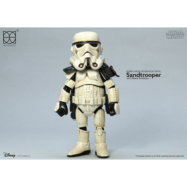 Herocross HMF#019C Star Wars Sandtrooper Black Pauldron Diecast Action Figure Armor Helmet