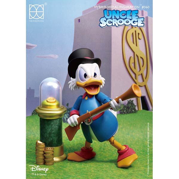 Herocross HMF#060 Disney Scrooge McDuck Action Figure