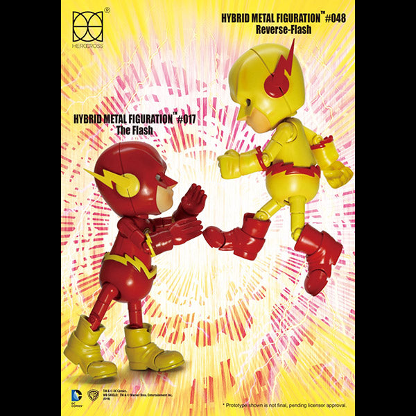 Herocross HMF#307 DC The Flash vs Reverse-Flash Battle Pack Diecast Action Figure