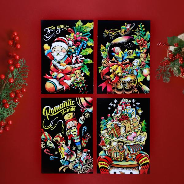 Scratch Christmas Postcard - Santa (new)_Art, Fun :)_LAGO - Up-Next