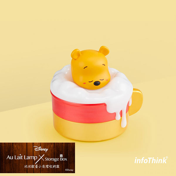 InfoThink Disney Au Lait LED Lamp Storage Box 泡泡歐蕾小夜燈收納盒_小熊維尼 Winnie The Pooh