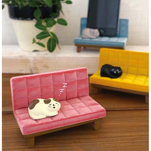 Napping Cat Neko Smartphone Stand Mobile Holder | Home Desk Decor | Up-Next
