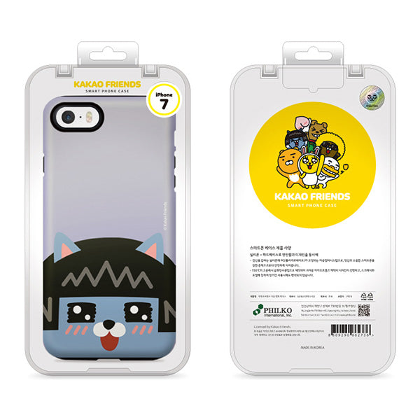KAKAO Friends Combo Face Hoodie Neo Cat iPhone Case | 韓國手機殼保護套貓女 Up-NEXT HK packing