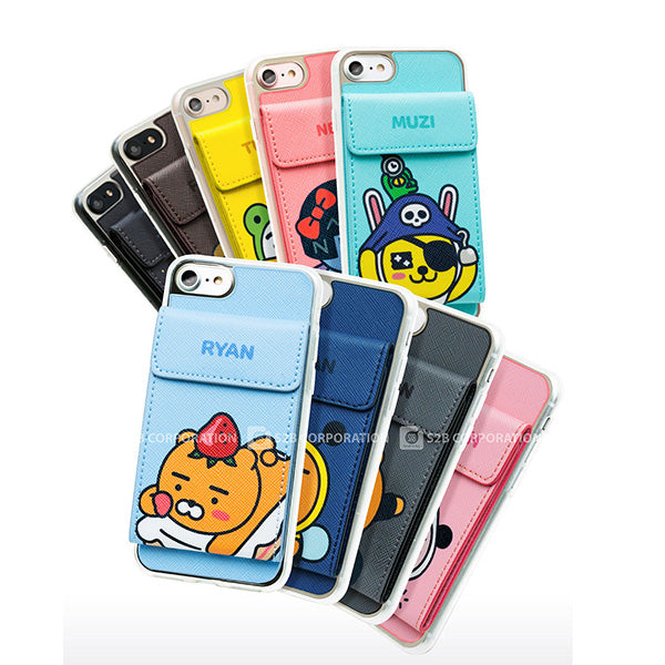 KAKAO Friends Costume Diary iPhone Pocket Case ALL 韓國卡通手機殼保護套 UP-NEXT HK