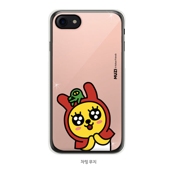 KAKAO Friends Muzi醃蘿蔔可愛造型鏡面iiphone手機殼電話套