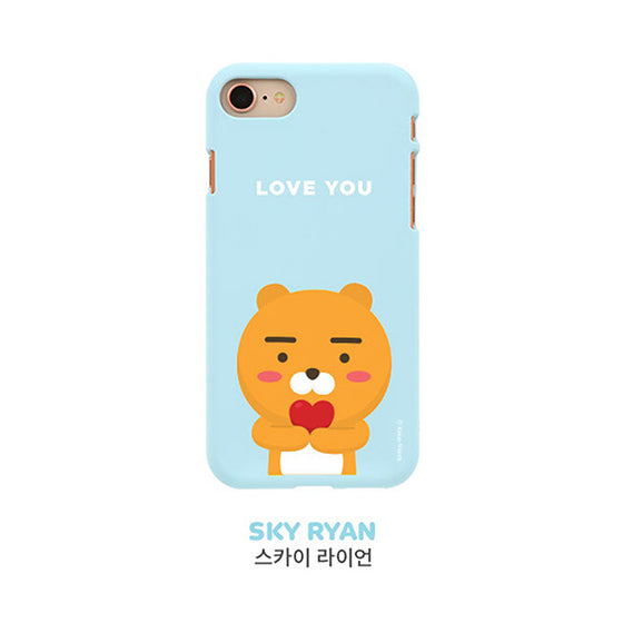 KAKAO Friends Ryan blue Love you iPhone Soft Case 韓國愛情卡通軟手機殼保護套 UP-NEXT HK