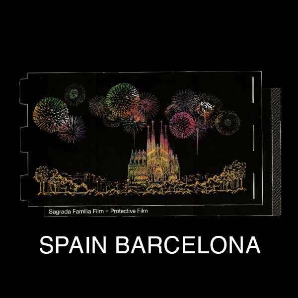 Lago Scratch Light 刮畫座檯燈西班牙聖家教堂 Spain Barcelona Film