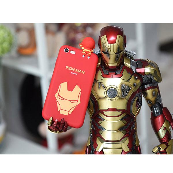 Marvel Avengers Ironman Mini Figure Soft Silicone iPhone Case Protection Graphic Print