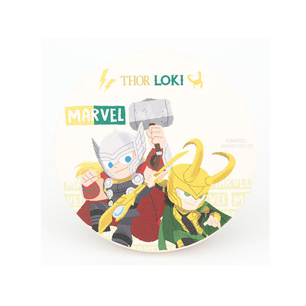 Marvel Water Absorption Cup Coaster - Thor & Loki/ Deadpool