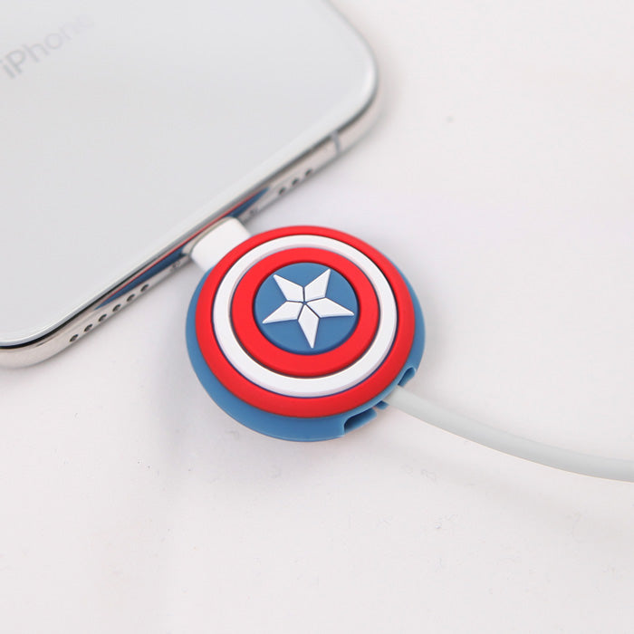 Marvel iPhone Android Smartphone Cable Saver Captain America