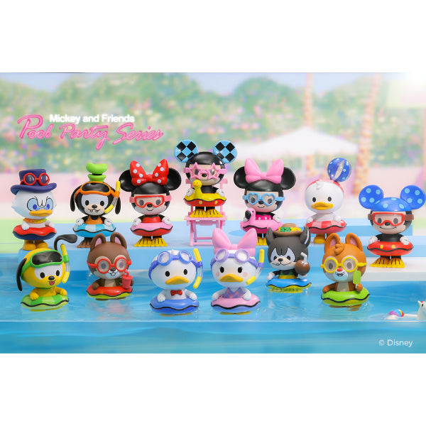 POP MART - 米奇家族泳池狂歡系列迷你公仔擺設