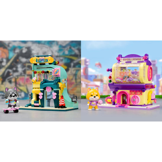 Qman 積木 (Husky滑板店 / 柴犬扭蛋機)