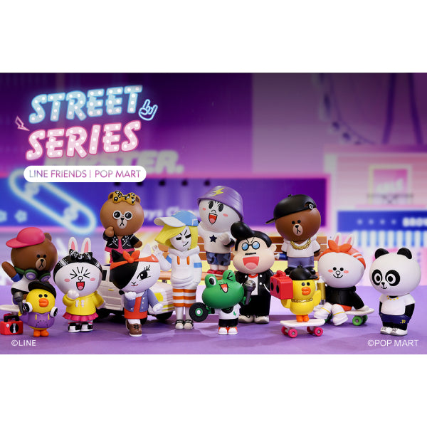 Pop Mart - Line Friends Street Series Mini Figure (Brown, Sally, Cony, etc.)