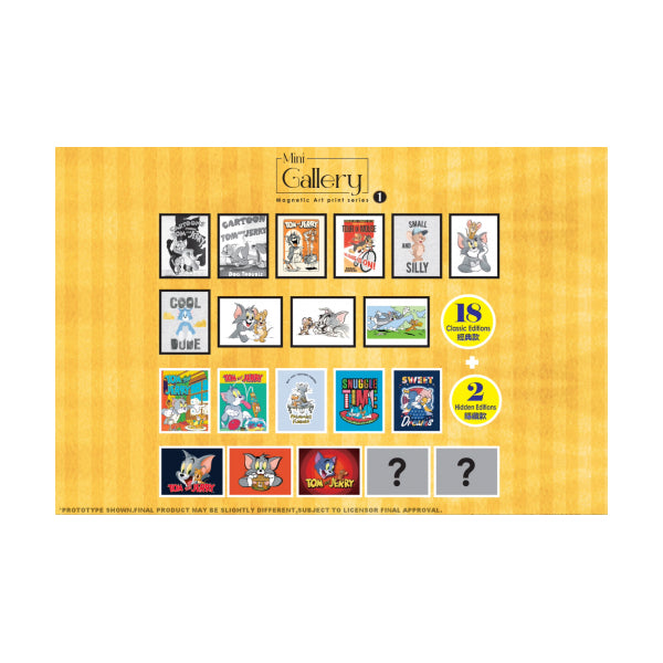 Soap Studio - 湯姆與傑利美術館系列磁石貼畫 (一套18個)