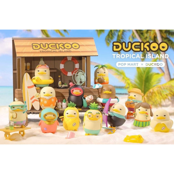 Pop Mart - Duckoo熱帶島嶼系列迷你公仔擺設
