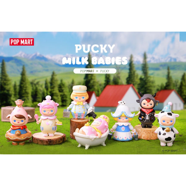 Pop Mart - Pucky精靈新年牛奶寶寶系列迷你公仔擺設