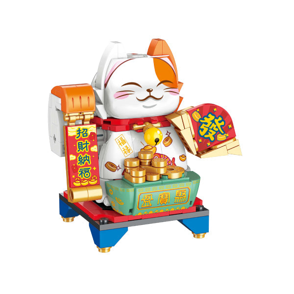 Qman - 招財貓造型積木 (2023年1月再販版本)