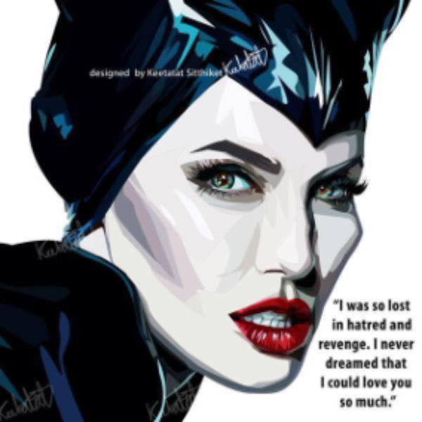 Drawing (黑魔后 Maleficent)