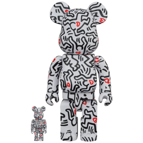 BE@RBRICK KEITH HARING 基夫哈靈 #8 100％ & 400％ 套裝