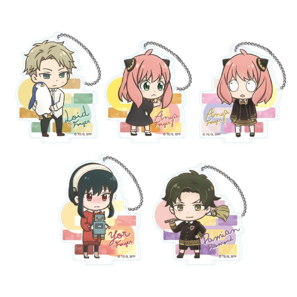 間諜家家酒 Tojicolle 亞加力鎖匙扣 (一套5款)