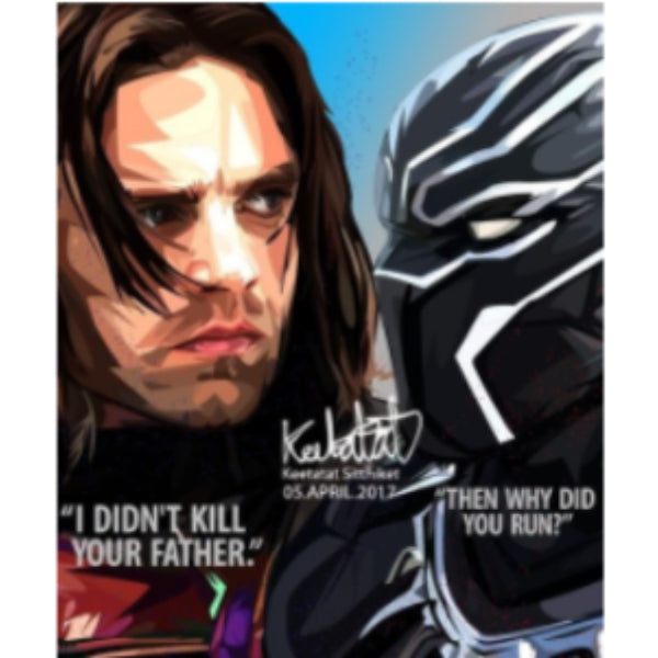 Drawing (寒冬戰士 黑豹 I Didn't Kill Your Father, Then Why Did You Run)