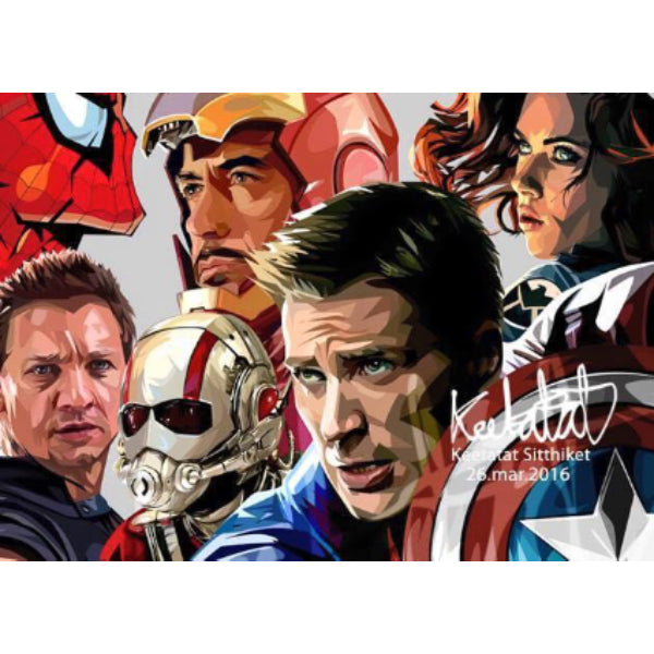 Drawing (Heroes Set 2pcs: Civil War 2pcs)