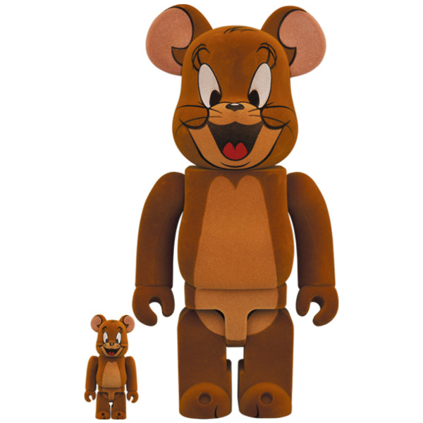 BE@RBRICK《湯姆與傑利》傑利 絨毛 VER. 100% & 400% 套裝