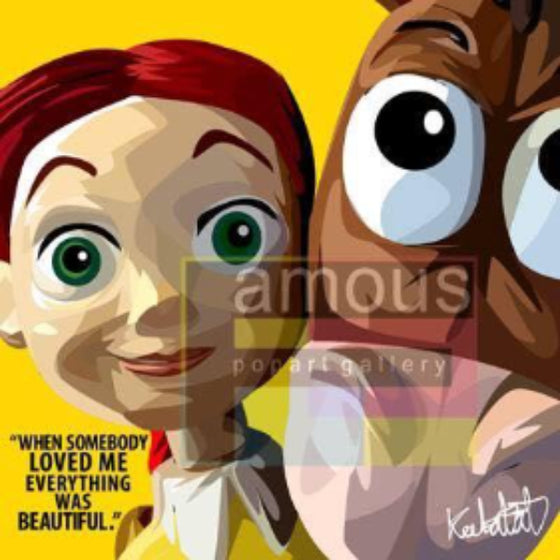 Drawing (反斗奇兵 翠絲 & 紅心 Toy Story Jessie and Bullseye)