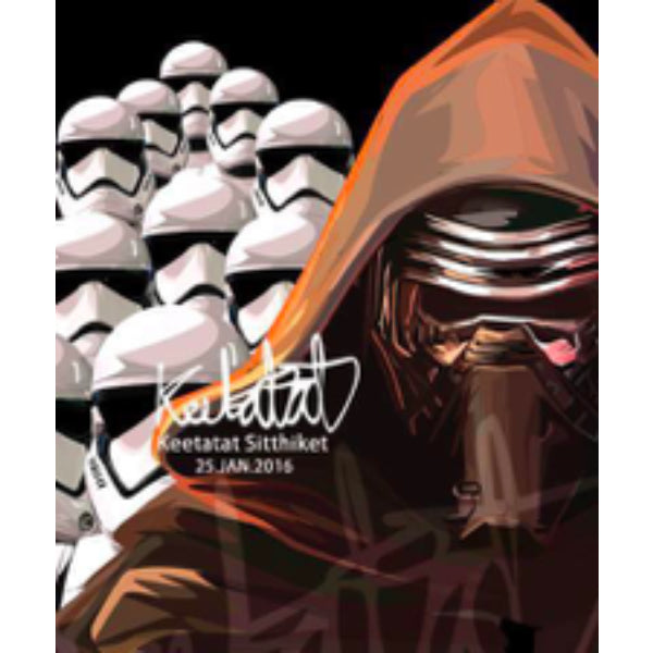 Drawing (星球大戰 Star Wars Kylo Ren and troopers)