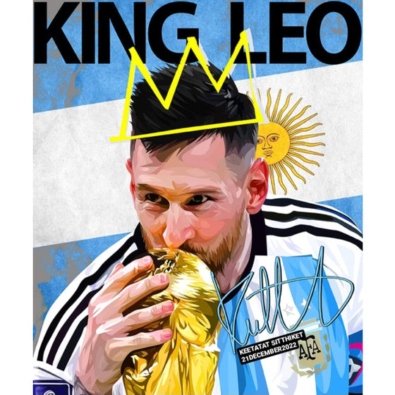 Drawing (美斯 Lionel Messi - King Leo)